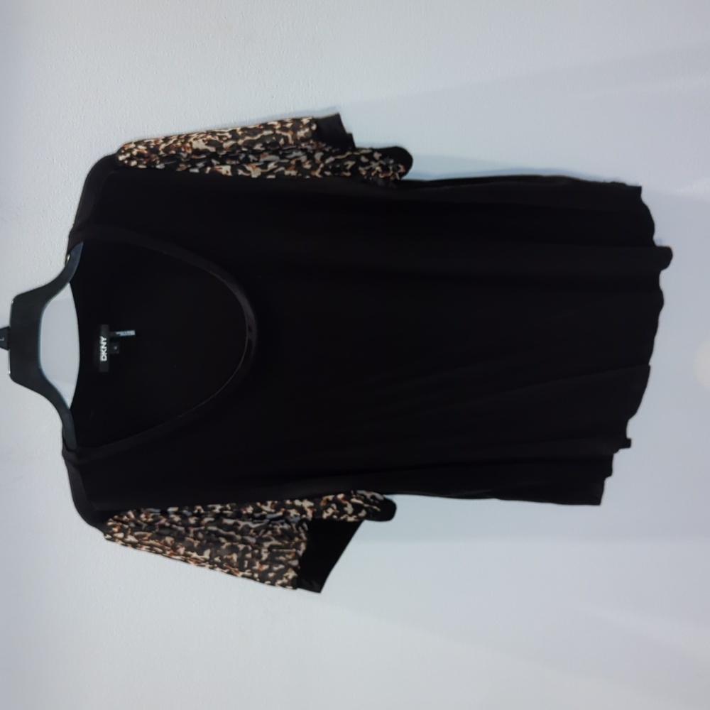 DKNY sheer top, XL
